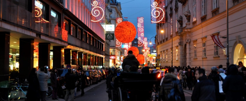 Weihnachtsmarkt am Spittelberg: karácsonyi vásár a sétálóutcákban